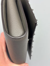 Load image into Gallery viewer, Christian Louboutin Paloma embellished grey wallet on chain