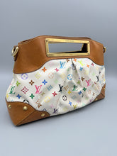 Load image into Gallery viewer, Louis Vuitton Judy MM Murakami multicolore shoulder bag with chain