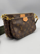 Load image into Gallery viewer, Louis Vuitton Multi Pochette khaki monogram with strap