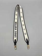 Load image into Gallery viewer, Louis Vuitton Blue from Diane Bicolore Bandouliere guitar strap (not adjustable)