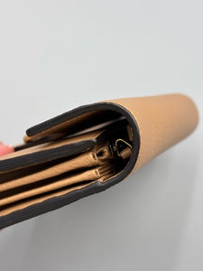 Gucci GG Marmont beige wallet on chain