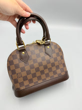 Load image into Gallery viewer, Louis Vuitton Alma BB ebene with strap