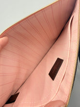 Load image into Gallery viewer, Louis Vuitton Neverfull ebene pouch with rose ballerine