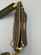 Load image into Gallery viewer, Louis Vuitton Multi Pochette khaki monogram with strap