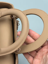 Load image into Gallery viewer, Christian Dior Ultra Matte Monochrome Cannage Medium Lady Dior tote with strap