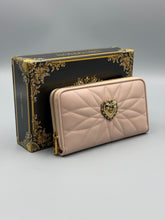 Load image into Gallery viewer, Dolce and Gabbana Devotion pink wallet zippy
