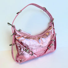 Load image into Gallery viewer, Givenchy Pink Metallic Mini Voyou bag - shoulder or crossbody
