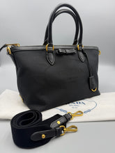 Load image into Gallery viewer, Prada Logo Jaquard Canvas tote with strap