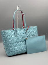 Load image into Gallery viewer, Christian Louboutin Cabata Mineral tote with pouch