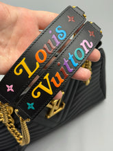 Load image into Gallery viewer, Louis Vuitton Black New Wave tote on chain