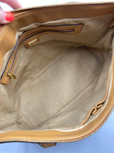 Load image into Gallery viewer, MCM Visetos Cognac logo tote with strap