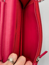 Load image into Gallery viewer, Chanel CC Fuschia Lambskin Wallet on Chain crossbody