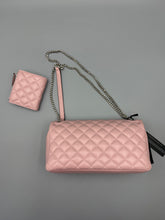 Load image into Gallery viewer, BUNDLE Versace Pink puffer flap with matching wallet