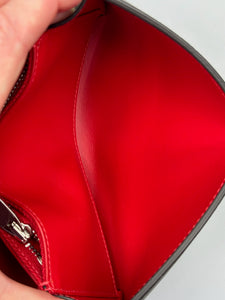 Christian Louboutin Paloma embellished grey wallet on chain