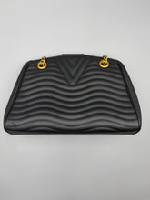 Load image into Gallery viewer, Louis Vuitton Black New Wave tote on chain