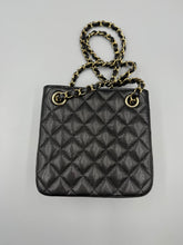Load image into Gallery viewer, Chanel 22S Caviar Quilted Black Mini Bucket Crossbody Bag