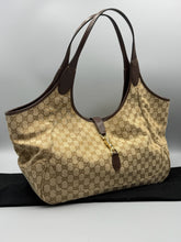 Load image into Gallery viewer, Gucci large Mercato GG print canvas tote