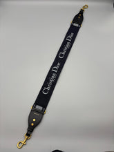 Load image into Gallery viewer, Dior Shoulder guitar strap blue and black