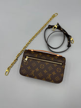 Load image into Gallery viewer, Louis Vuitton East West Pochette metis monogram with strap and chain
