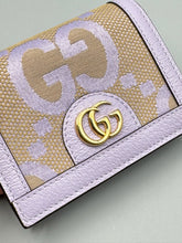 Load image into Gallery viewer, Gucci Jumbo GG Lavendar compact wallet