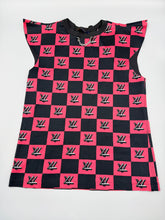 Load image into Gallery viewer, Louis Vuitton Twist Checkered top - size S