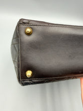 Load image into Gallery viewer, Christian Dior Brown Lady Dior Calfskin Large with Dior strap
