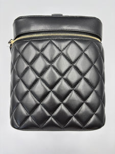 Chanel Caviar Quilted Large Vanity Pouch Black