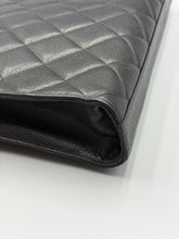 Load image into Gallery viewer, Chanel Vintage Top Handle Caviar Black Briefcase quilted
