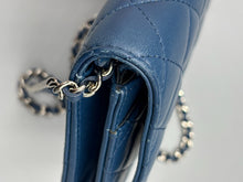 Load image into Gallery viewer, Chanel CC Navy Blue Lambskin Wallet on Chain crossbody