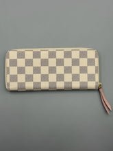 Load image into Gallery viewer, Bundle - Louis Vuitton Clemence wallet azur and LV Neverfull azur Pochette