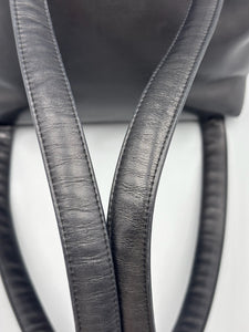 Chanel All leather Too handle Backpack