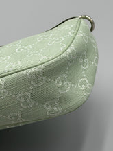 Load image into Gallery viewer, Gucci Green GG canvas Ophidia on chain crossbody