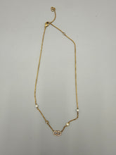 Load image into Gallery viewer, Christian Dior CD Claire De Lune long necklace white crystal