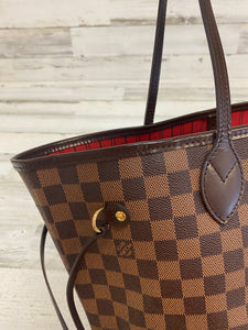 Louis Vuitton Neverfull MM ebene with pouch