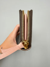 Load image into Gallery viewer, Louis Vuitton Clemence ebene wallet with rose ballerine