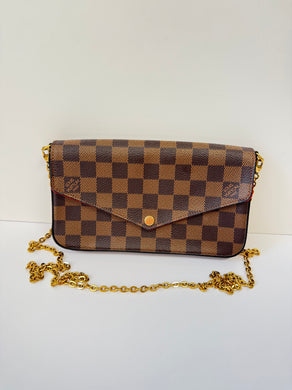 Louis Vuitton Felicie ebene crossbody