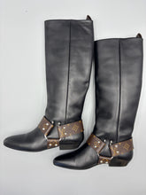 Load image into Gallery viewer, Louis Vuitton Rhapsody monogram tall boots - size 37