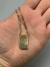 Load image into Gallery viewer, Dior Black Enamel Pendant necklace - 18"