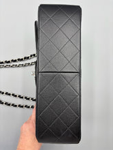 Load image into Gallery viewer, Chanel Double Flap Jumbo caviar with silver hardware