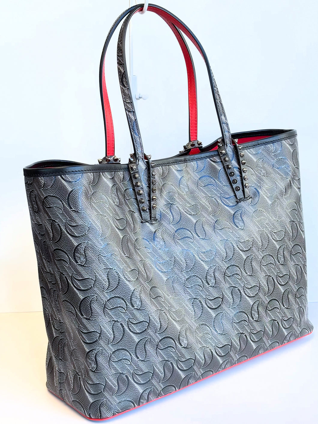 Christian Louboutin Cabata large printed tote with pouch