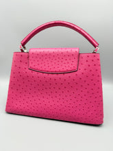 Load image into Gallery viewer, Louis Vuitton Ostrich Capucines MM pink