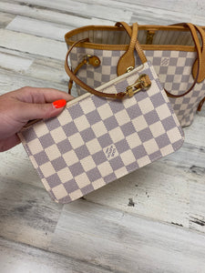 Louis Vuitton Neverfull PM azur with pouch