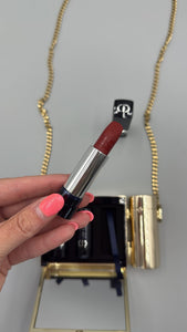 Christian Dior makeup gold clutch