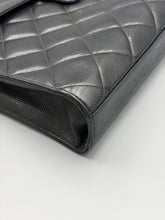 Load image into Gallery viewer, Chanel Vintage Top Handle Caviar Black Briefcase quilted