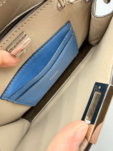 Load image into Gallery viewer, Fendi Gray Mini Peekaboo top handle crossbody