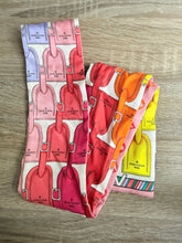 Load image into Gallery viewer, Louis Vuitton Silk Bandeau Limited Ed. Luggage tag scarf