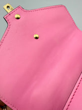 Load image into Gallery viewer, Gucci Mini Pink Sylvie crossbody on chain with ribbon