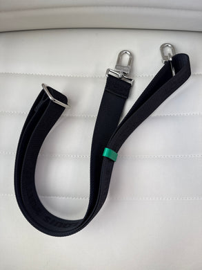 Louis Vuitton black Keepall strap