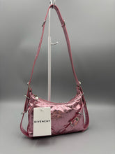 Load image into Gallery viewer, Givenchy Pink Metallic Mini Voyou bag - shoulder or crossbody