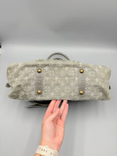 Load image into Gallery viewer, Louis Vuitton Neo Cabby Grey Denim MM bag with strap